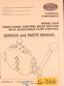 Gresen-Gresen V42, Sectional Body Directional Valve Service and Parts Manual 1981-V42-02